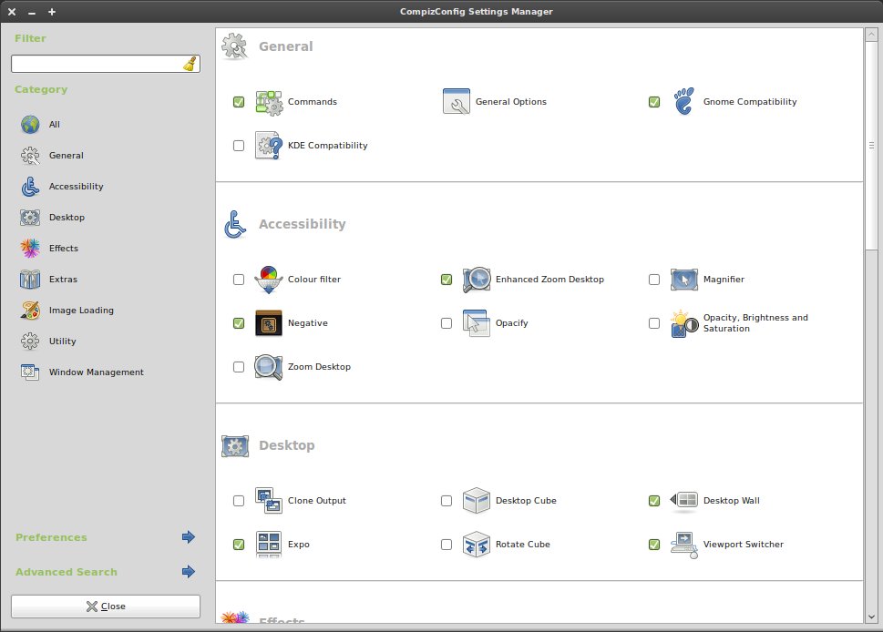 Be careful with your compiz