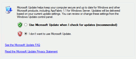 AppFabric MS Update