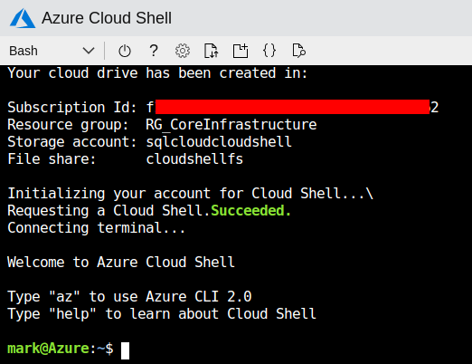 Azure Cloud SHell