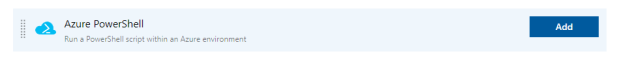 Azure PowerShell Task